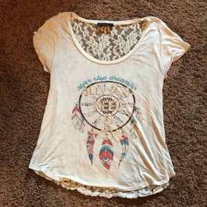 Annabelle's size Large all lace back shirt
